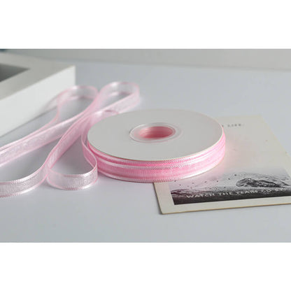 Transparent Polyester Ribbon, 1 cm × 22 Yards