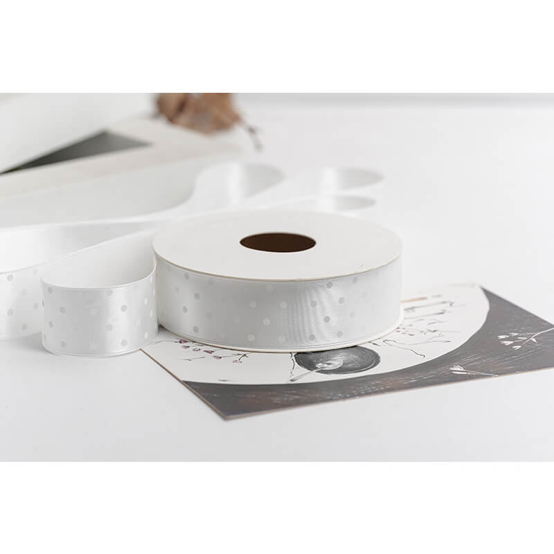 Polka Dot Packaging Ribbon, 2.5 cm × 9 Yards
