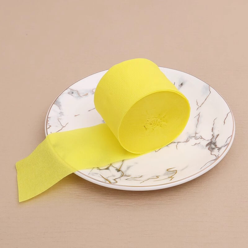 Colored Crepe Paper Roll，3.2 ft Long x 1.8 Inch Wide