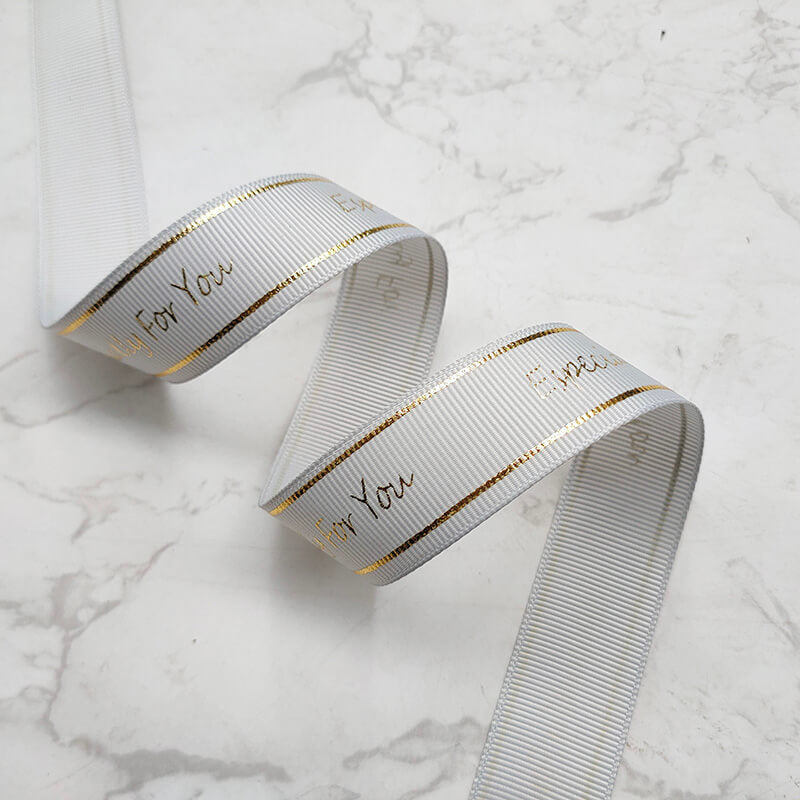 Premium Gold-Stamped Letter Ribbon