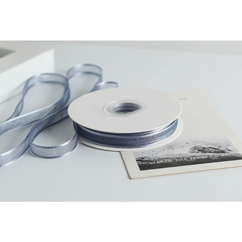 Transparent Polyester Ribbon, 1 cm × 22 Yards