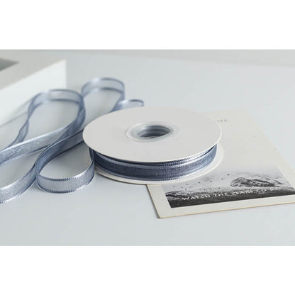 Transparent Polyester Ribbon, 1 cm × 22 Yards