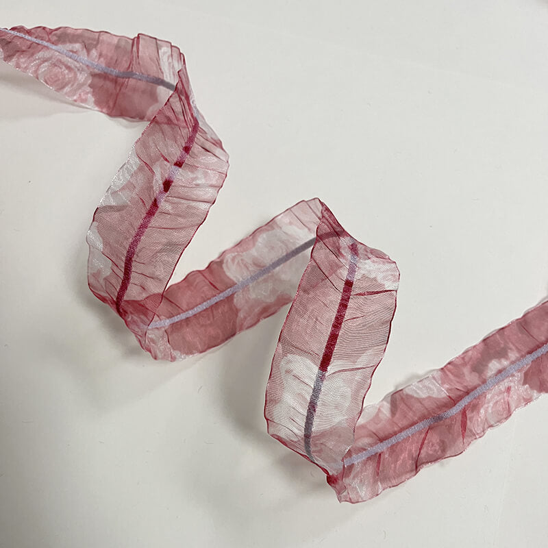 Ruban de flocon de neige transparent de Noël