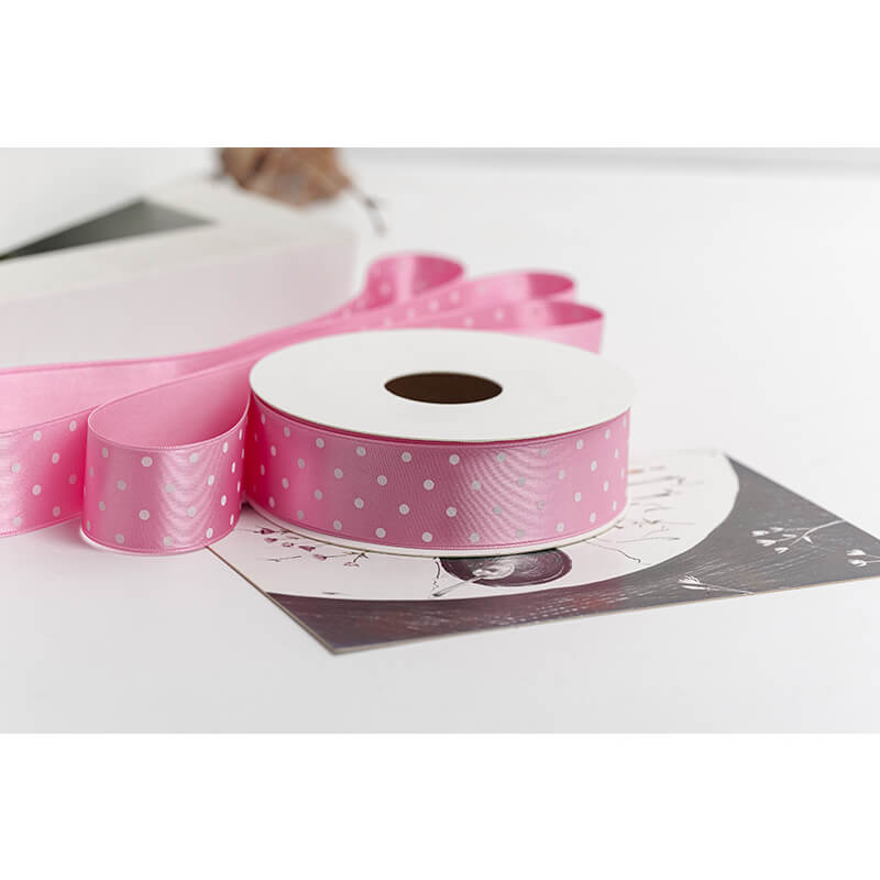 Polka Dot Packaging Ribbon, 2.5 cm × 9 Yards