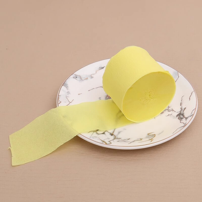 Colored Crepe Paper Roll，3.2 ft Long x 1.8 Inch Wide
