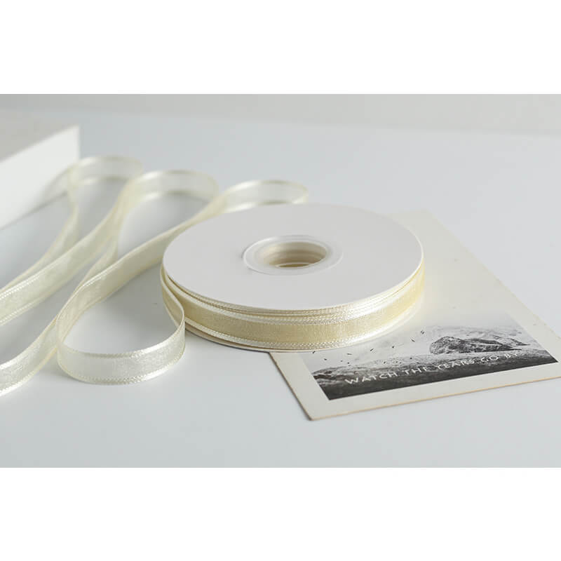 Transparent Polyester Ribbon, 1 cm × 22 Yards