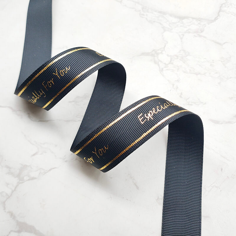 Premium Gold-Stamped Letter Ribbon