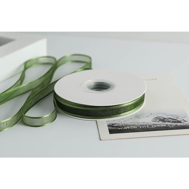 Transparent Polyester Ribbon, 1 cm × 22 Yards