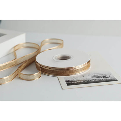 Transparent Polyester Ribbon, 1 cm × 22 Yards