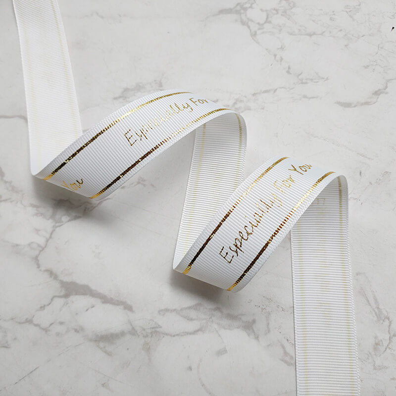 Premium Gold-Stamped Letter Ribbon