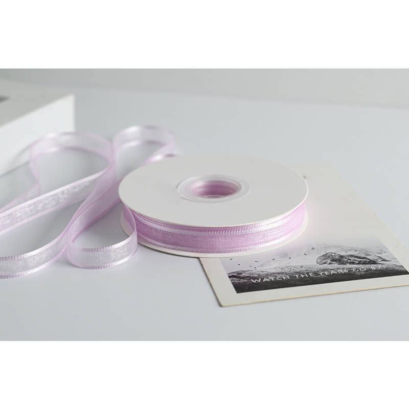 Transparent Polyester Ribbon, 1 cm × 22 Yards