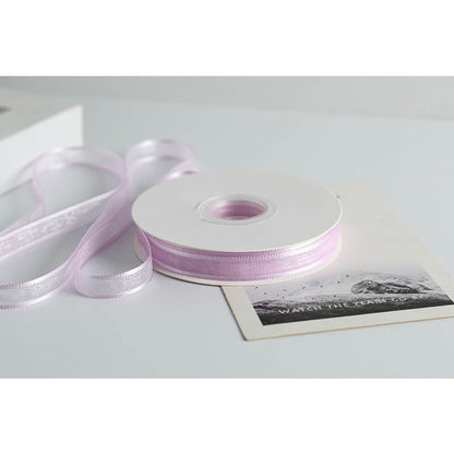 Transparent Polyester Ribbon, 1 cm × 22 Yards