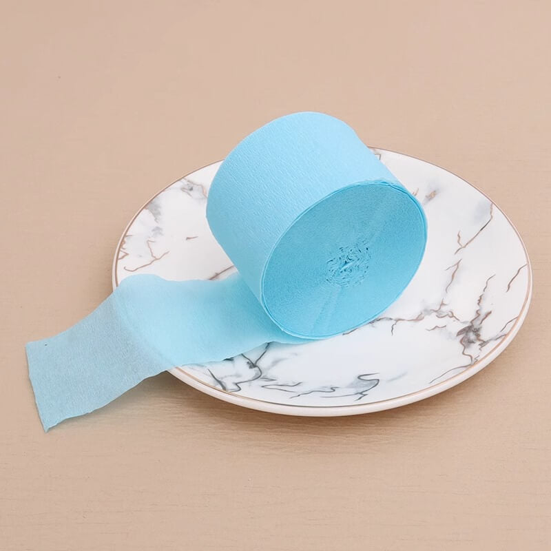 Colored Crepe Paper Roll，3.2 ft Long x 1.8 Inch Wide