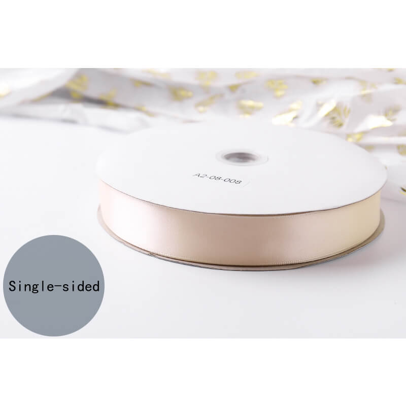 Single-sided Polyester Ribbon, 2.5 cm × 91 Yards