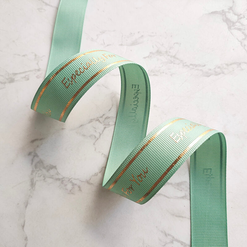 Premium Gold-Stamped Letter Ribbon