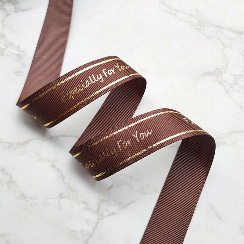 Premium Gold-Stamped Letter Ribbon