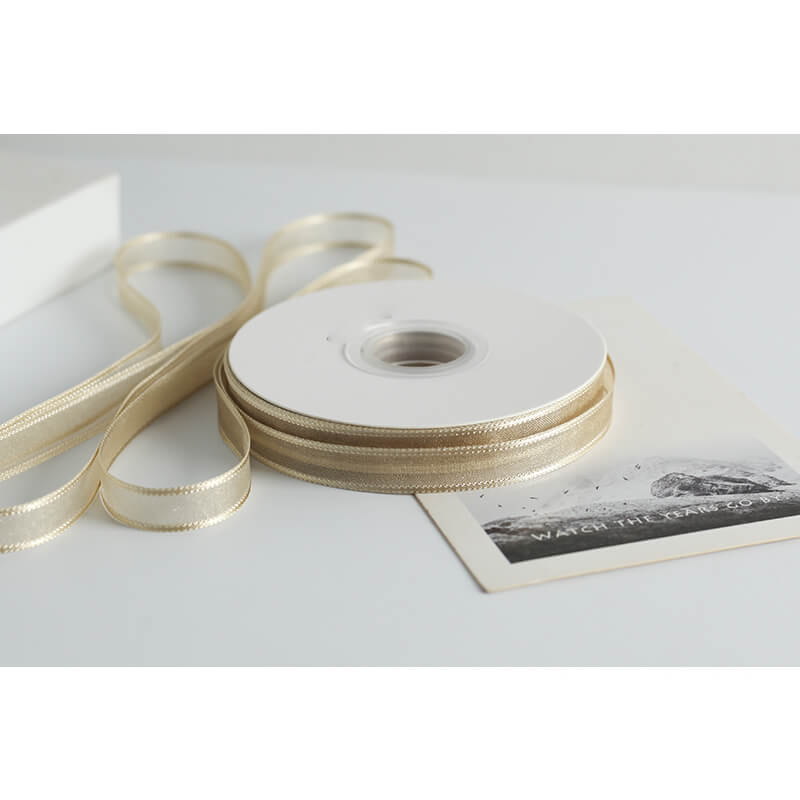 Transparent Polyester Ribbon, 1 cm × 22 Yards