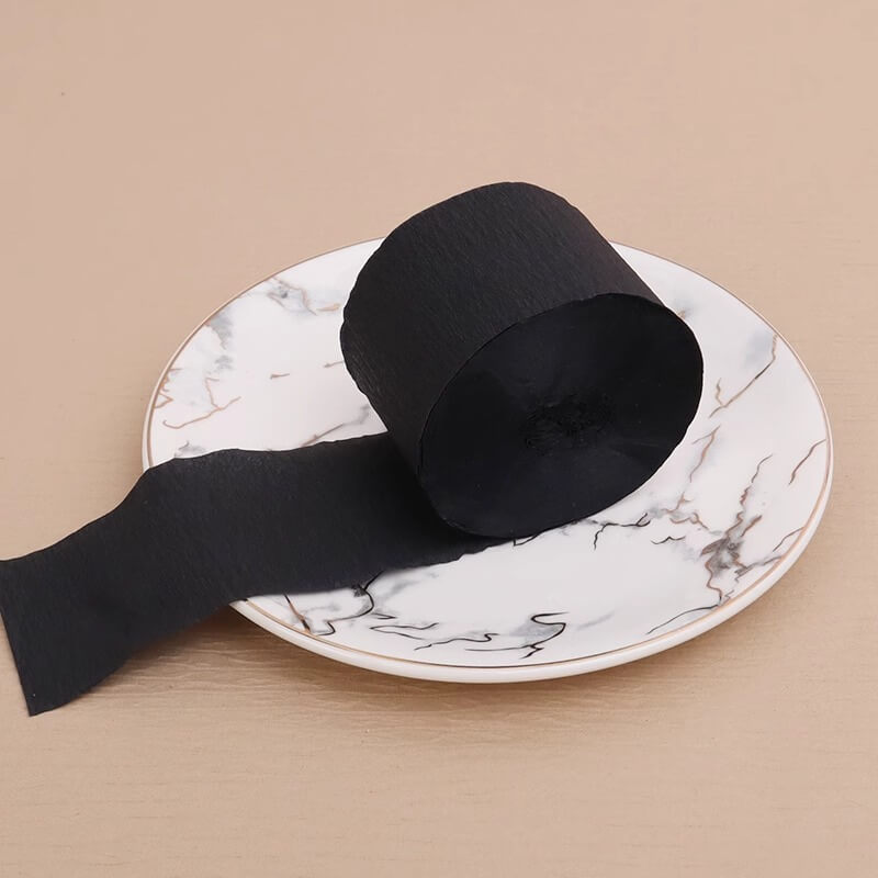 Colored Crepe Paper Roll，3.2 ft Long x 1.8 Inch Wide