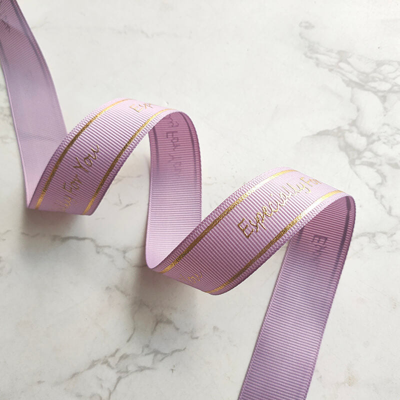 Premium Gold-Stamped Letter Ribbon