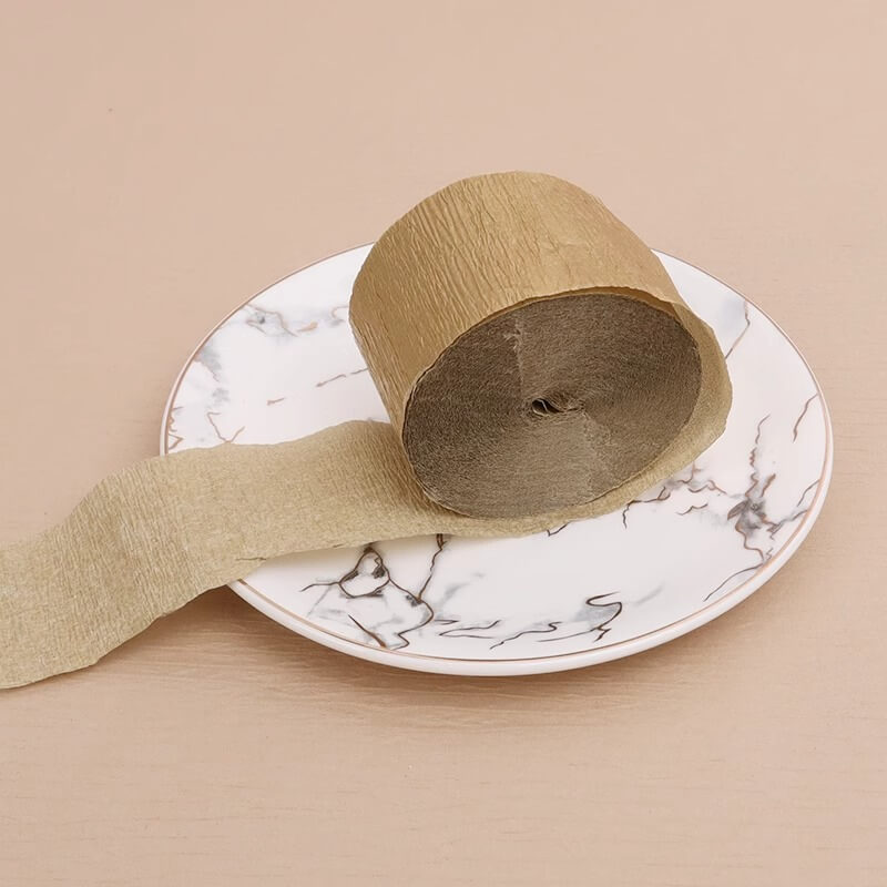 Colored Crepe Paper Roll，3.2 ft Long x 1.8 Inch Wide