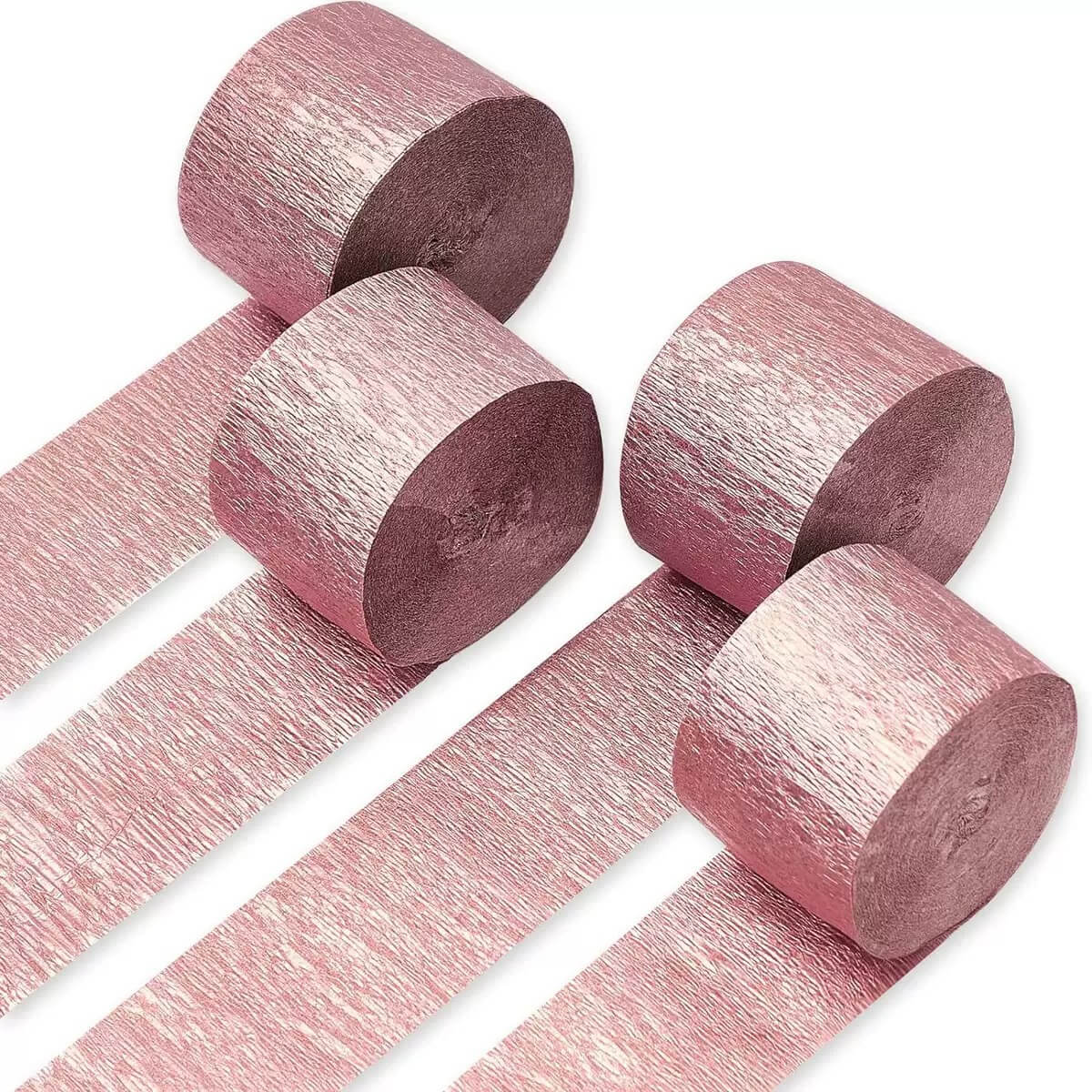 Colored Crepe Paper Roll，3.2 ft Long x 1.8 Inch Wide