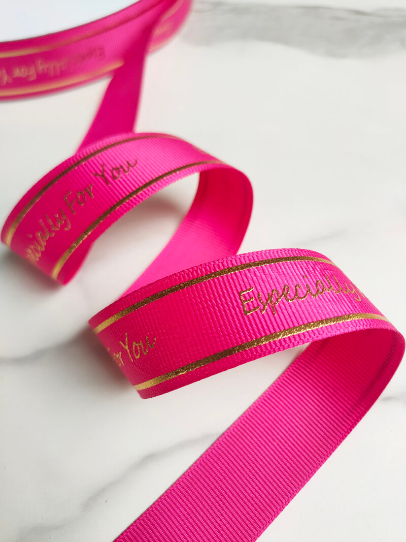 Premium Gold-Stamped Letter Ribbon