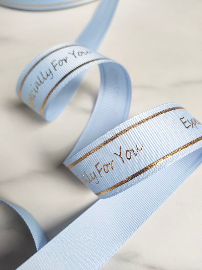 Premium Gold-Stamped Letter Ribbon