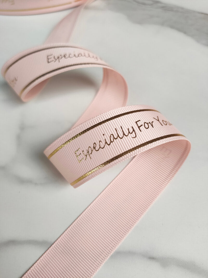 Premium Gold-Stamped Letter Ribbon