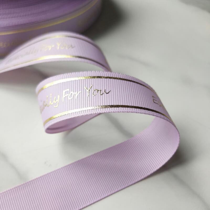 Premium Gold-Stamped Letter Ribbon