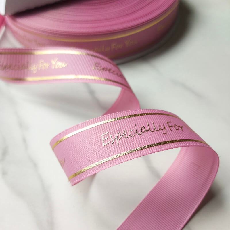 Premium Gold-Stamped Letter Ribbon