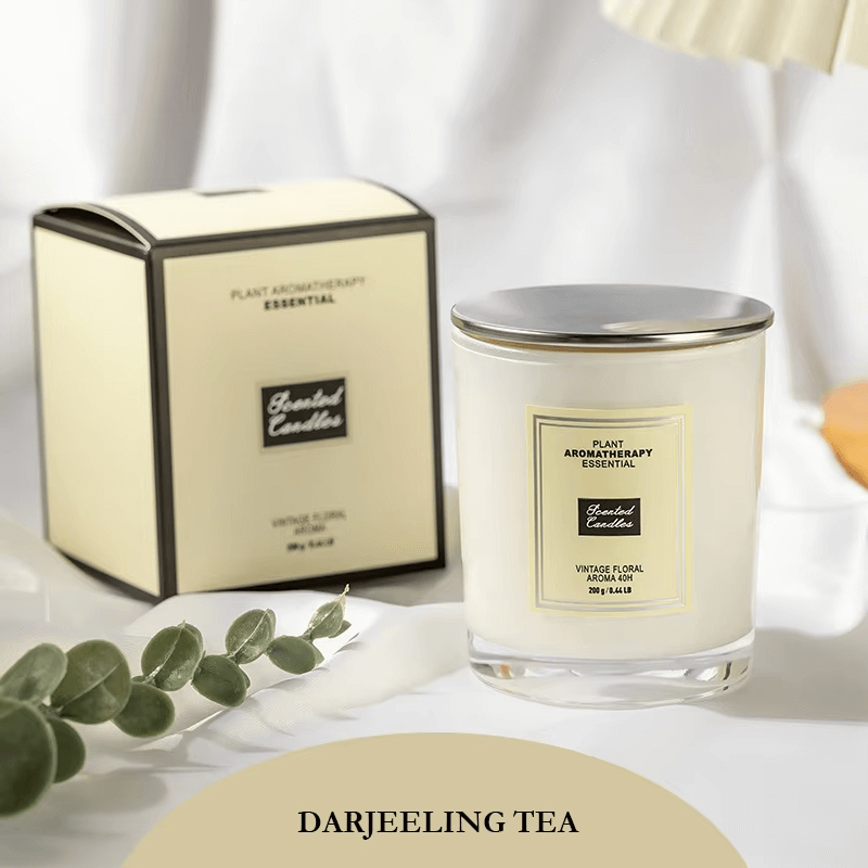 Velas de aromaterapia, decoración de lujo para el hogar