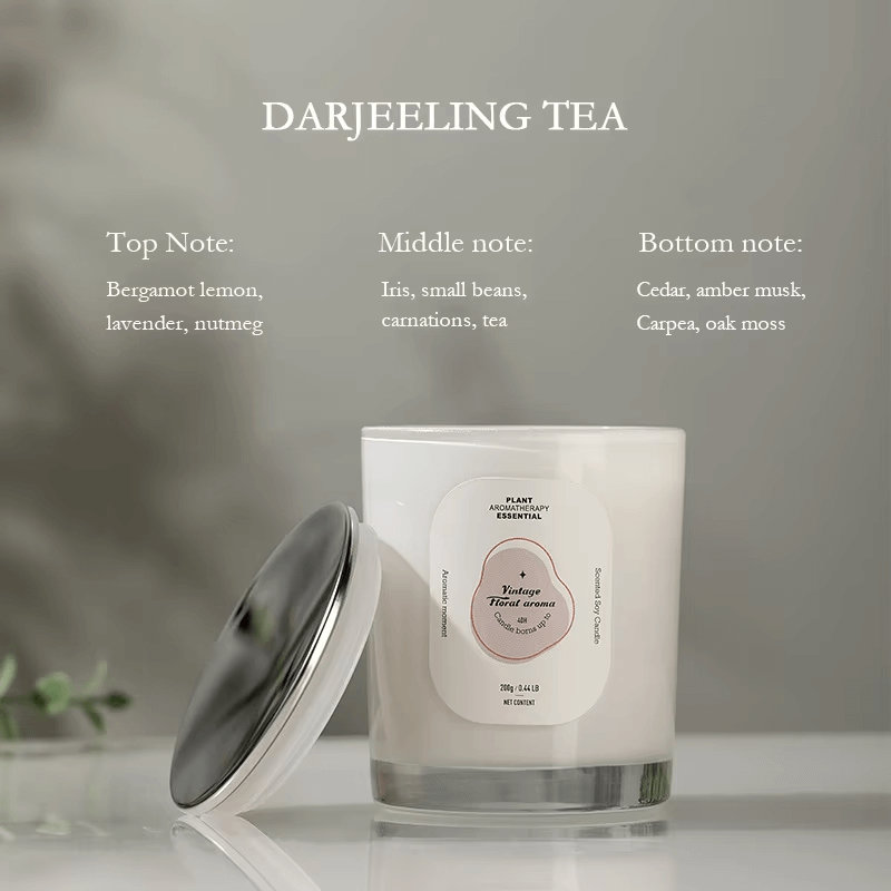 Bougie parfumée aromatique, sans fumée, fabriquée à la main