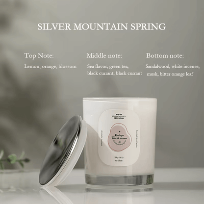 Vela perfumada aromática, hecha a mano, sin humo