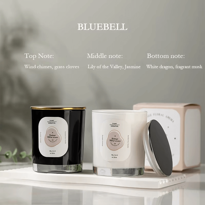 Bougie parfumée aromatique, sans fumée, fabriquée à la main