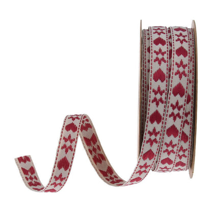 Woven Jacquard Love Ribbon