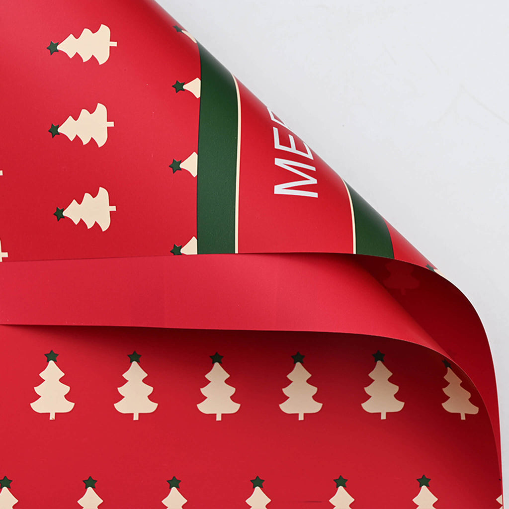 20 Sheets,  Flower Wrapping Paper for Christmas