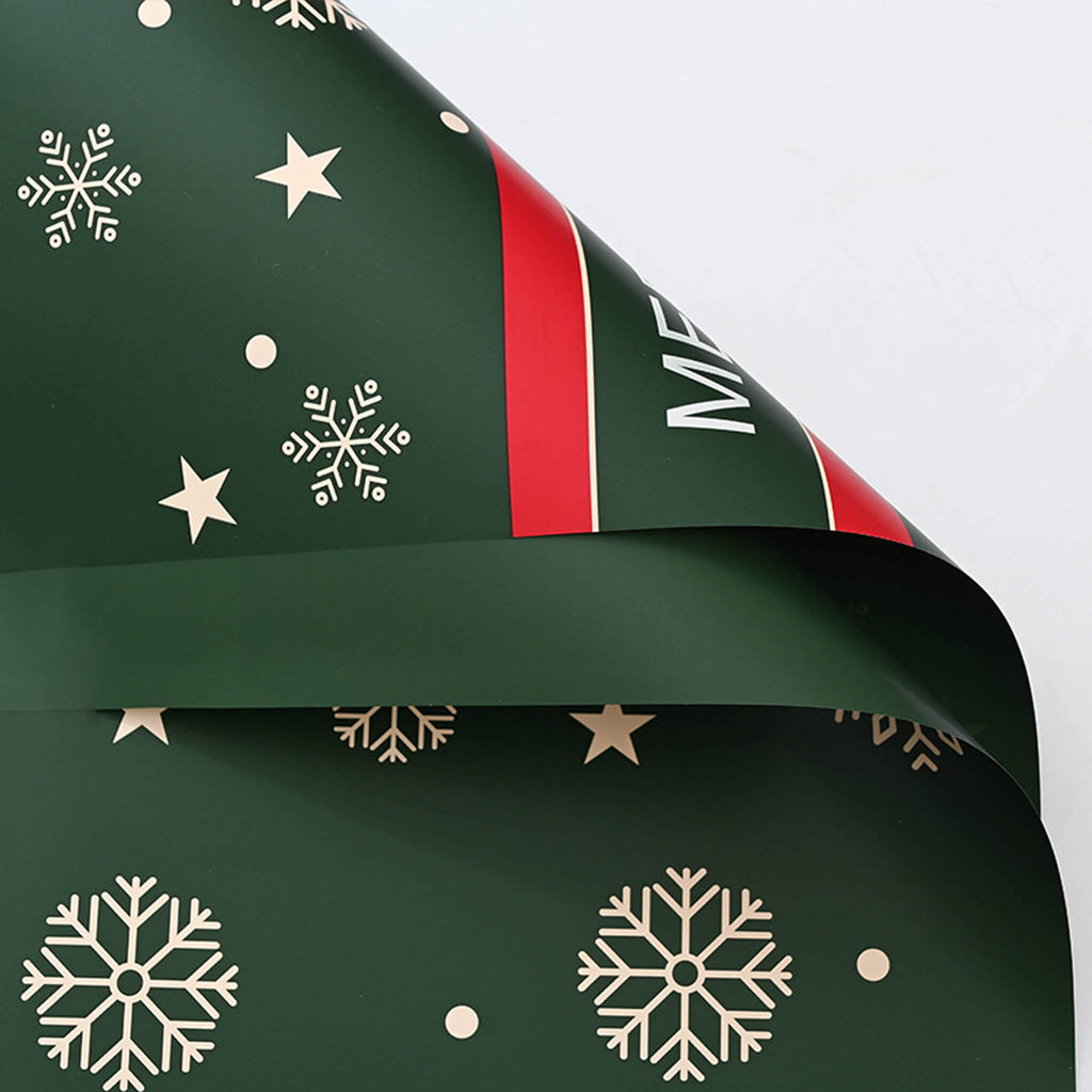 20 Sheets,  Flower Wrapping Paper for Christmas