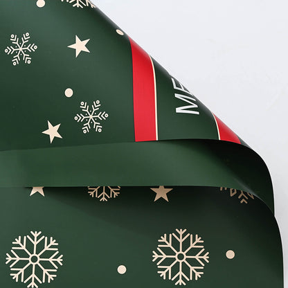 20 Sheets,  Flower Wrapping Paper for Christmas