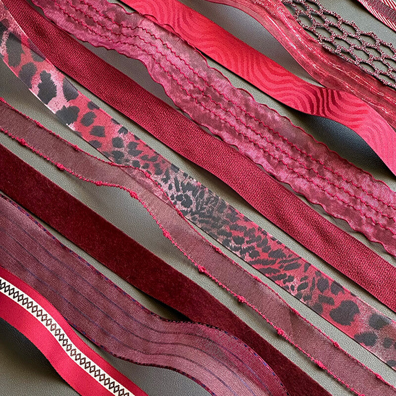 Ankola Red Series Ribbon, 10 Yards