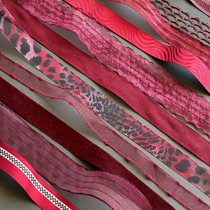 Ankola Red Series Ribbon, 10 Yards