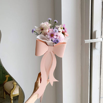 Single Bow Flower Box Rose Bouquet Packaging Box