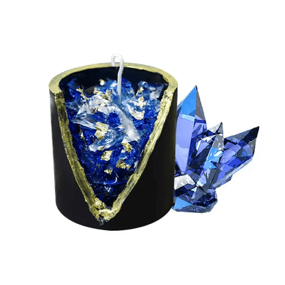 Bougie parfumée en cristal de lavande et de gelée