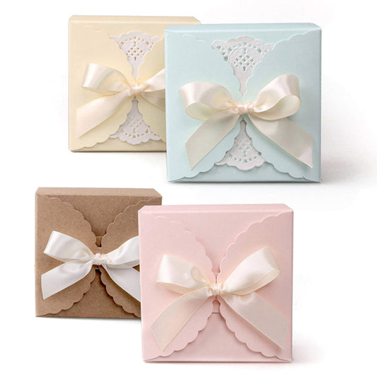 Baking candy handmade soap square gift paper box