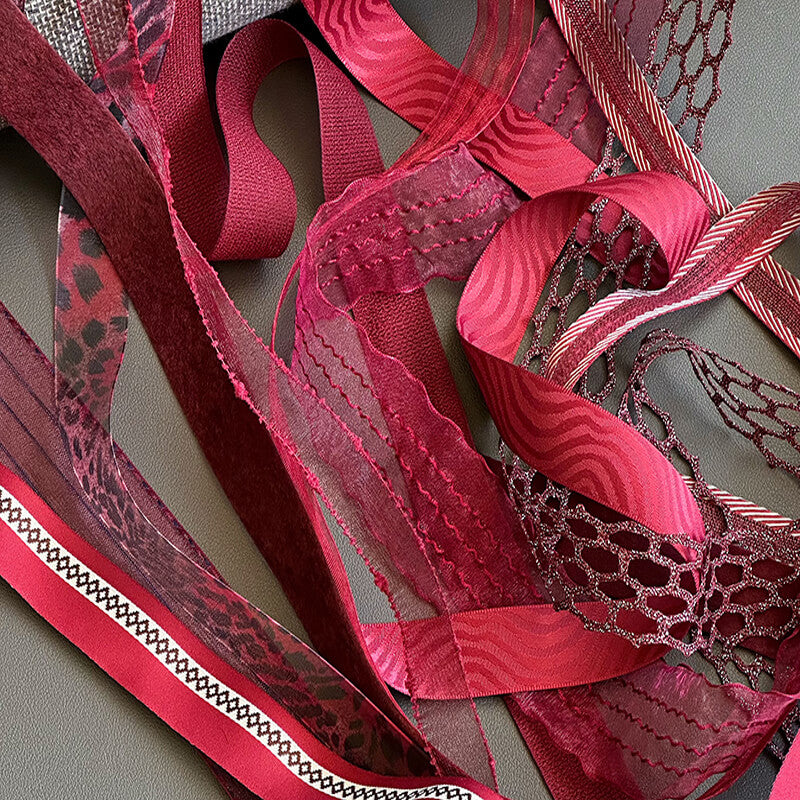 Ruban de flocon de neige transparent de Noël