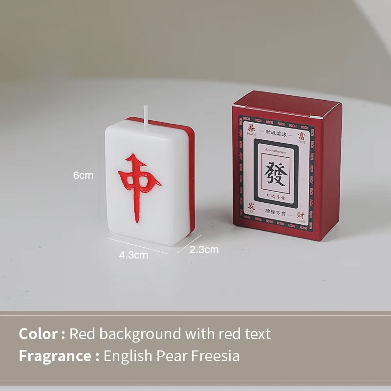 Mahjong Paraffin Soybean Wax Scented Candle