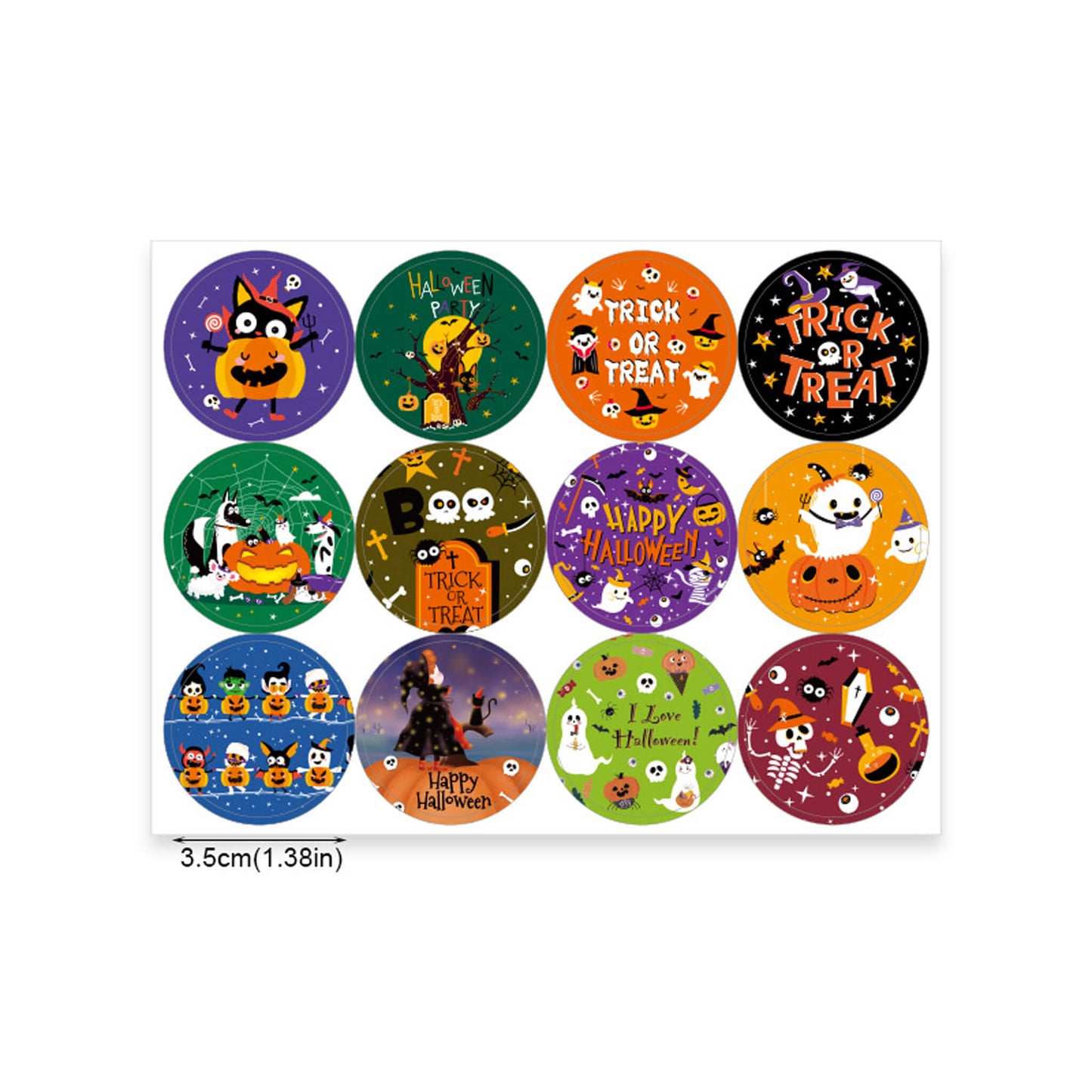 2023 Halloween Party Candy Bag Decoration Sticker