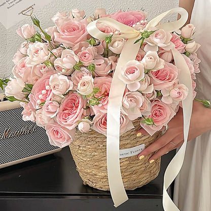 Handwoven Flower Basket