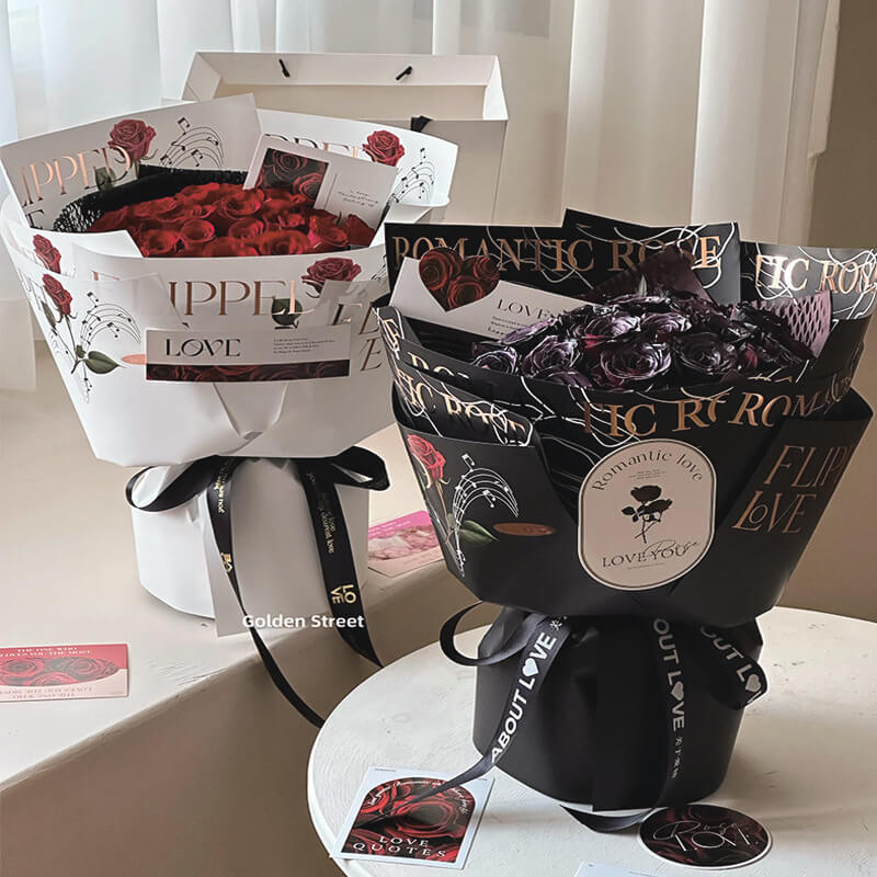 Flower Bouquet Paper, 11.7x12 inch, 10 Sheets