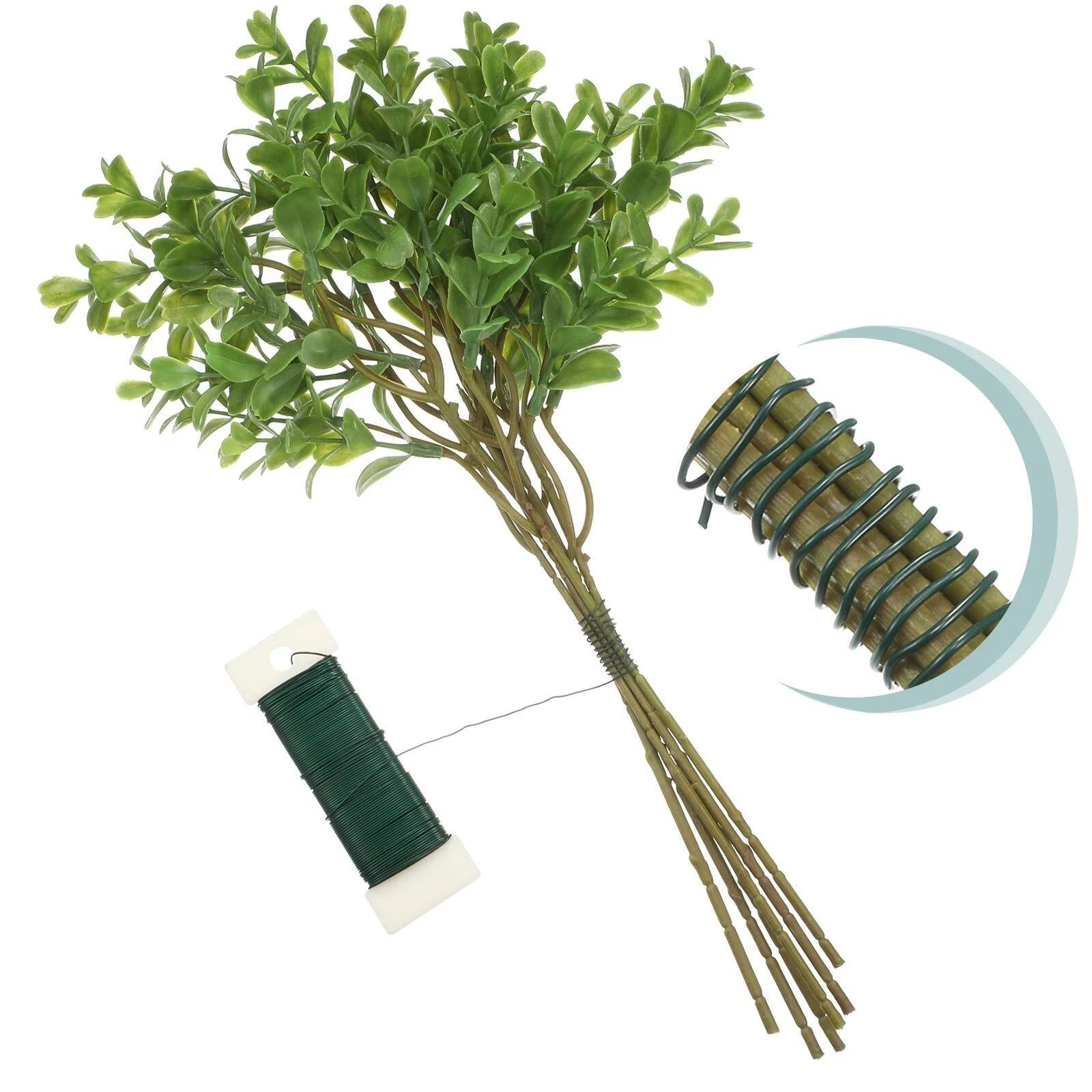 4 Pack Floral Wire, 120 Yards 22 Gauge Green Florist Wire