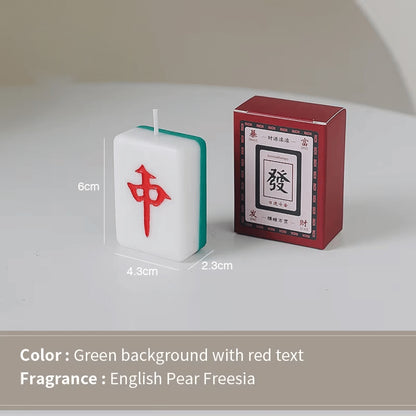 Mahjong Paraffin Soybean Wax Scented Candle